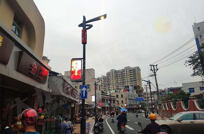 鄉村非遺傳播燈桿廣告屏活態化展示 鄉村非遺傳播燈桿廣告屏活態化展示