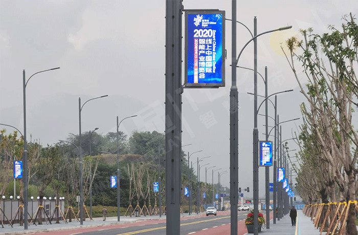led燈桿屏|智慧燈桿屏|led廣告機|智慧路燈屏|戶外LED廣告機|燈桿屏|智慧燈桿|智慧路燈